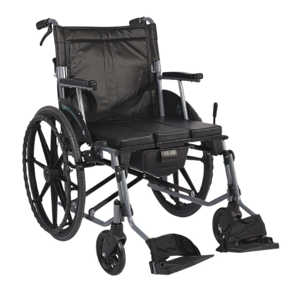 Carrozzina Carrozzina Manuale per Disabili Anziani Carrozzina Pieghevole Leggera Carrello per Anziani con Sedile Carrozzine per Adulti