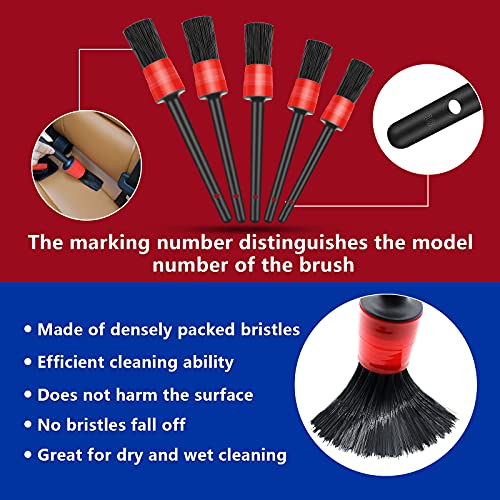 14 Pcs Car Detailing Kit With Car Detailing Brush Set, Car Detailing Brushes Tire Brush For Cleaning Exterior Interior, Car Cleaning Kit Detailing Microfiber Cleaning Towel, Car Cleaning Suppies Kit #TOP1
