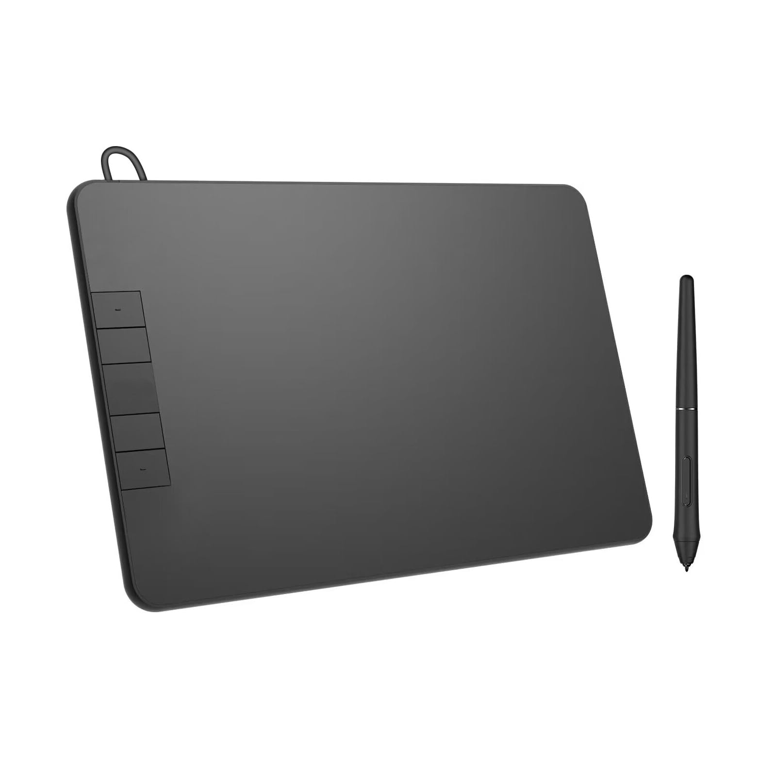PN640 Tableta gráfica de Dibujo con lápiz óptico sin batería y 8192 Niveles de sensibilidad a la presión - Área Activa Art Pad de 6 x 4 Pulgadas Compatible con Mac OS Android y
