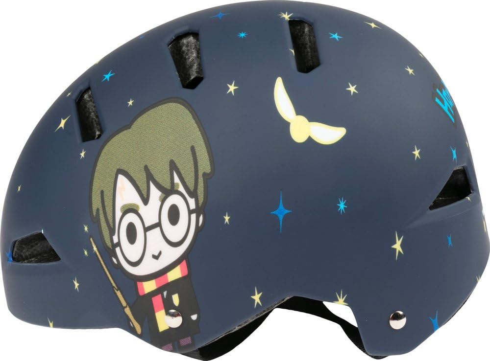 Casque de Rue Tataway Harry Potter, Taille S 52-56 cm, Casque de Protection pour Enfants, Design Original Harry Potter, idéal pour Les vélos et Les activités de Plein air