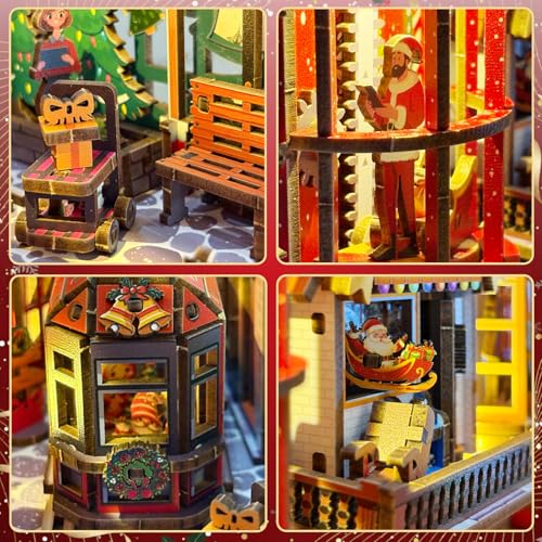 QuesEfflore Christmas Book Nook Kit thumbnail 3