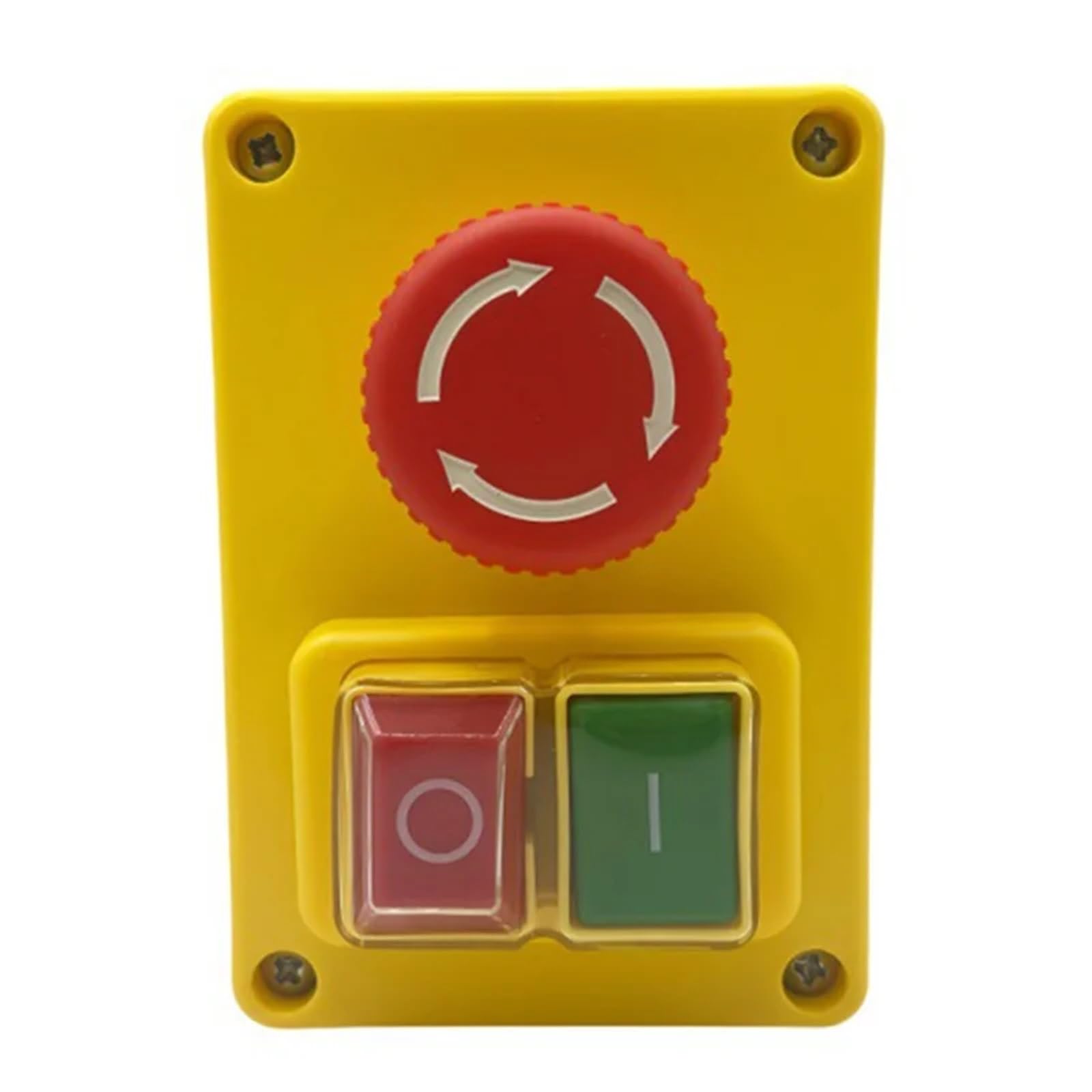 Interruptor pulsador electromagnético PHFU-3X KJD17D de 250 V y 16 A, interruptor de parada de emergencia for herramientas eléctricas y máquinas herramienta.