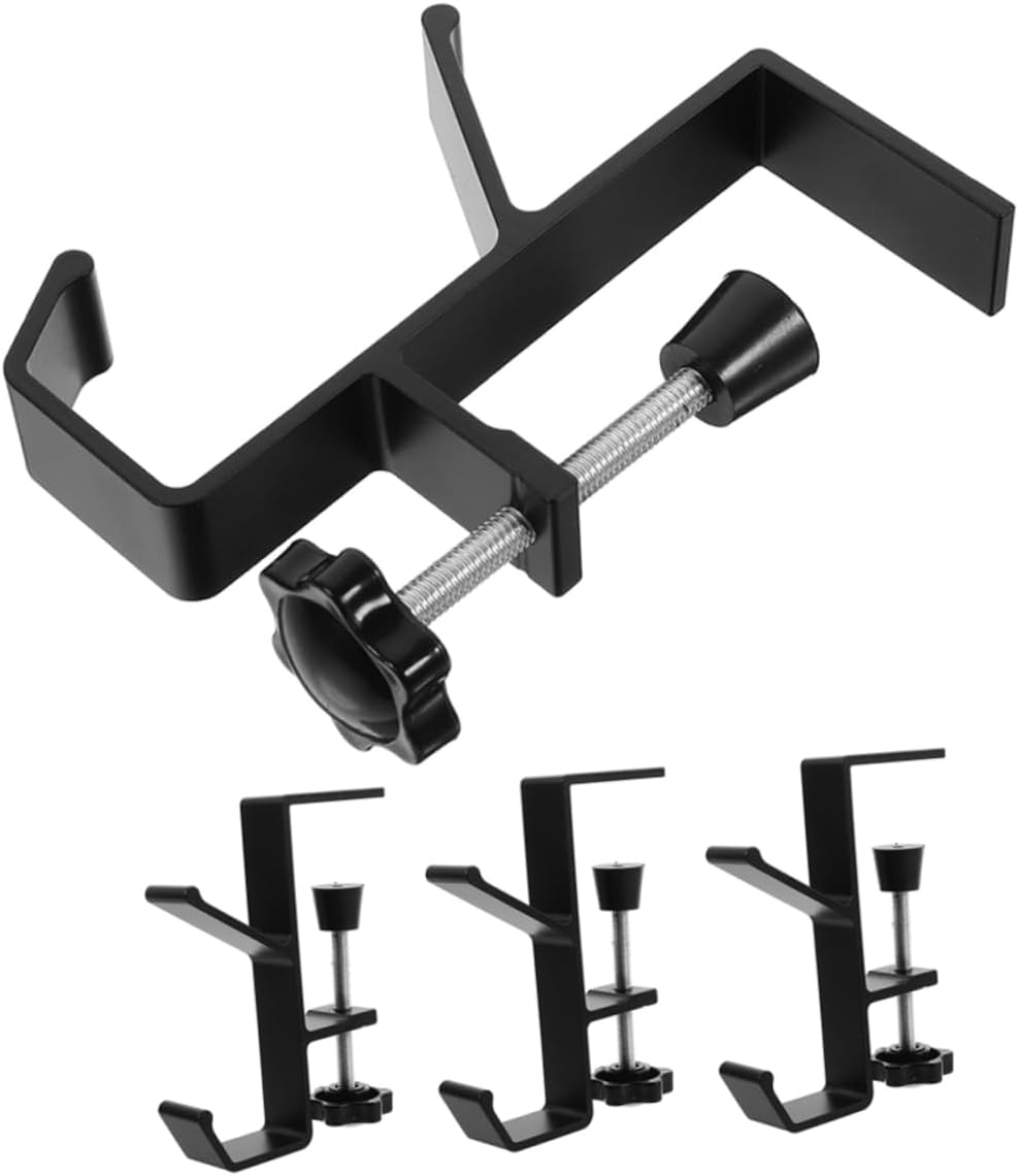 OUNONA 2 in 1 Adjustable Garland and Stocking Hanger Heavy-Duty No Drill Fireplace Hooks 2 Holders for Home Holiday Decoration