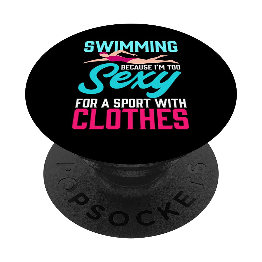 Swimming Suit Goggles Surprise for Swimmers and Snorkeler PopSockets PopGrip: Swappable Grip for Phones & Tablets
