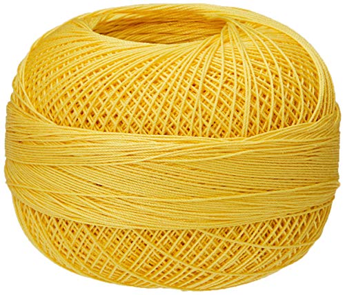 Handy Hands Lizbeth Premium Cotton Thread, Medium, Daffodil