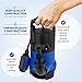 SumpMarine Automatic 1/2 HP Submersible Utility Pump, Clean Water Sump Pump, w/ 25’ Cord, Float Switch - Moves Up-To 2,000 Gallon Per Hour from Flooded Areas, Pool, Hot Tub, Rain Barrel, Pond