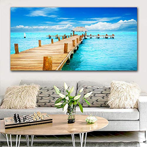 Affiche ciel et mer lever de soleil pour une ambiance sereine et apaisante à la maison
