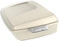 Vista 280 de Harley Tour Pack, equipaje desmontable Razor Tour Pack Maleta para Harley Touring Street Glide, Electra Glide, Road King, Road Glide Special Azul