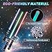 Beyondtrade Lightsabers Toy, 12 Colors Doubled-Blade Dueling Swords 2 in 1 Light Sabers with FX Sound for Kids Birthday Gift Halloween Cosplay Christmas Party Movie Fans Toys