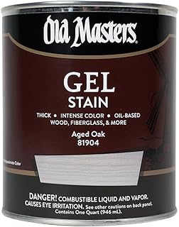 qt Old Masters 81904 Aged Oak Gel Stain Oil-Based Stain