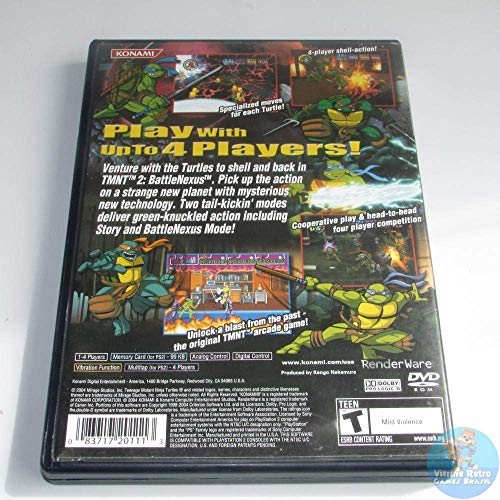 Image of Teenage Mutant Ninja Turtles 2 Battle Nexus - PlayStation 2 (Renewed)