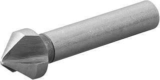 3-Flute for HSS Countersink Drill Bit, 90-Degree Automatic Through-Hole Chamfer Cutter for Stainless Steel, Aluminum & Carbon Steel, 6.3–20. mm (PC)(16.5mm)