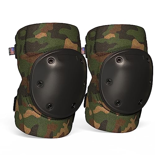 Genouillères de protection à plusieurs niveaux grande taille camouflage