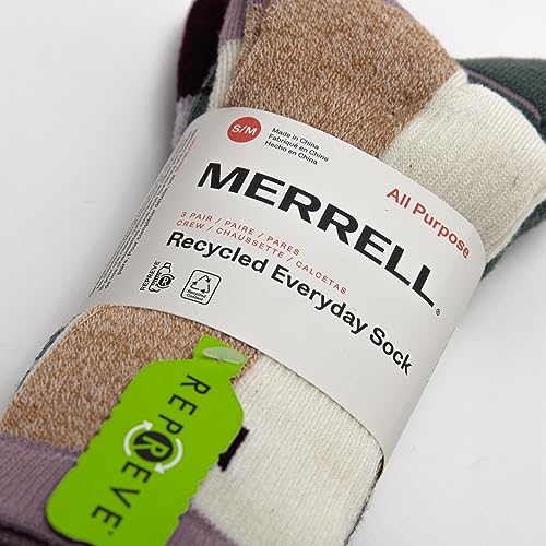 Image of Merrell Repreve Cushioned Hiker Crew Socks 3 Pair