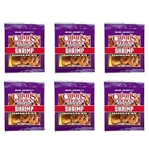 Cajun Shrimp Seasoning Mix - .3 oz Packet, Pack of 6, All Natural, Gluten-Free - Authentic Louisiana Spice for Shrimp & Chicken by Cajuns Choice