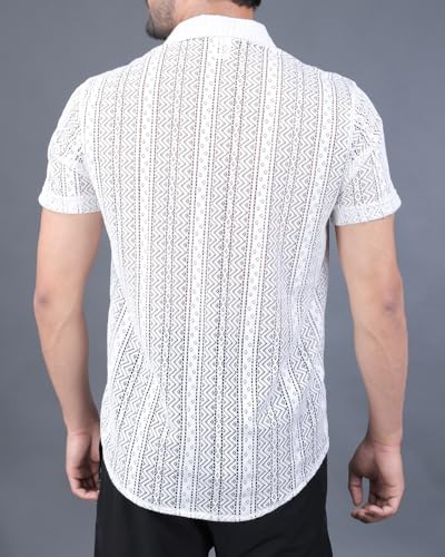 Image of Noble Monk Men's Regular Fit Polo Shirt | 3 /4 Sleeve | Casual Shirt for Men