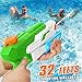 600cc Water Gun for Kids Adults：6 Pack Squirt Blasters Super Water Gun Soaker with Long Range High Capacity for Boys Girls Summer Swimming Pool Beach Outdoor Water Fighting Play Toys Party Favors