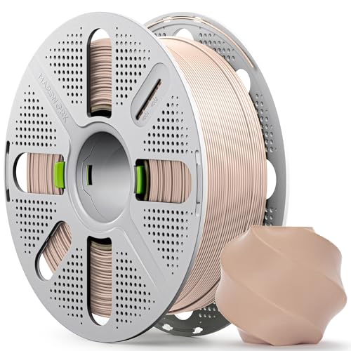 Image of PLA Basic, Pre-Dried Filament with Quick-Swap Reusable Spool 1kg (2.2lbs), 1.75mm 3D Printing Filament, Compatible with Bambu Lab 3D Printers - Beige
