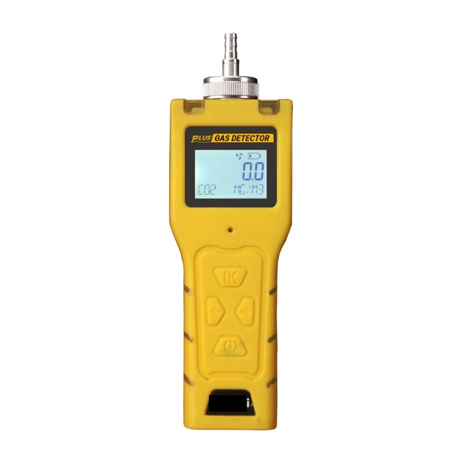 Rilevatore Gas, Misuratore di perdite tenuto in mano del rivelatore portatile del gas dell'azoto N2 for il pompaggio/diffusione attivi Temperatura Umidità/PPM, mg/m3,%VOL, mg/L per Lavoro, Casa