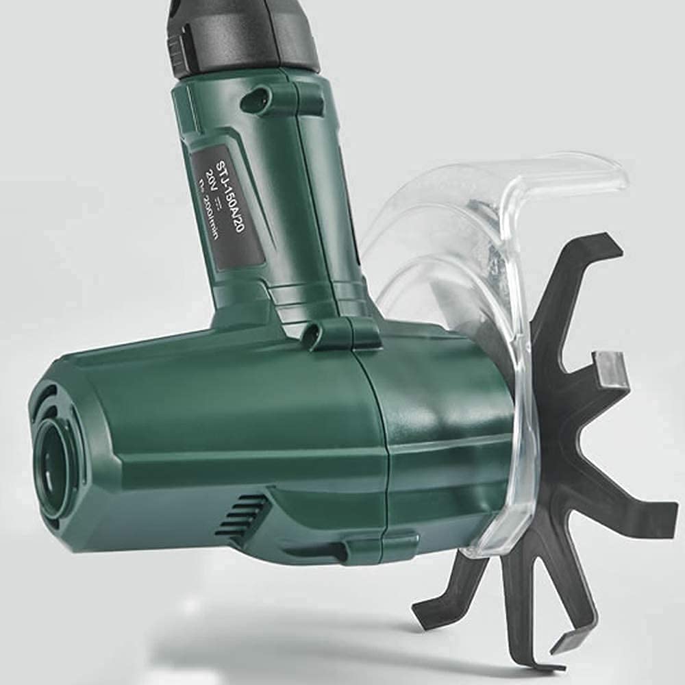 Motoculteur de Jardin, scarificateur électrique sans Fil 20 V, rotavateur portatif avec Batterie Rechargeable 1300 mAh, motoculteur électrique Portable pour Jardins, parcelles de l