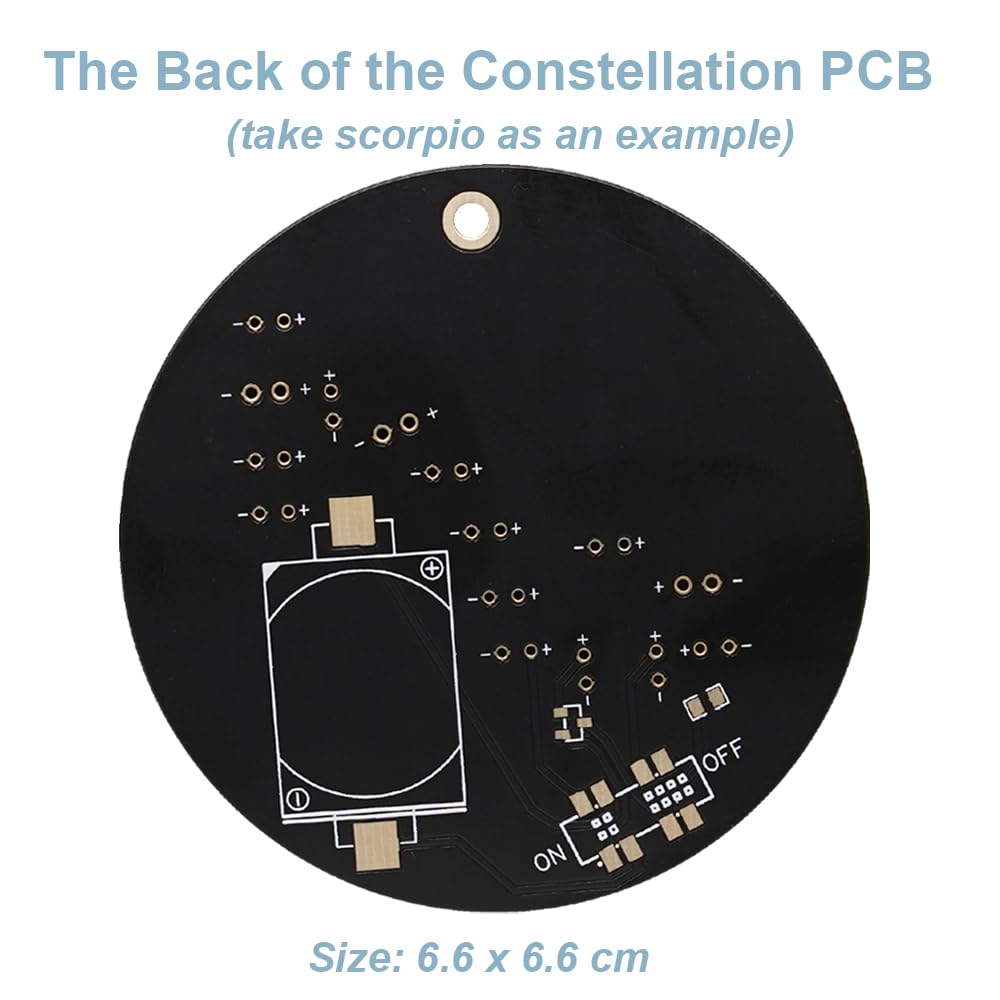 Treedix Soldering Project Kits, Constellation Pattern, DIY Solder Kit for Beginners Room Ornaments, Decorative Gifts (Leo) - Image 4