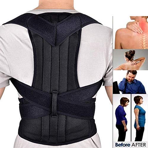 GRAZIA Upper Clavicle Support Belt Back Posture Corrector Back Slouching Corrective Posture Correction Spine Braces Supports 1