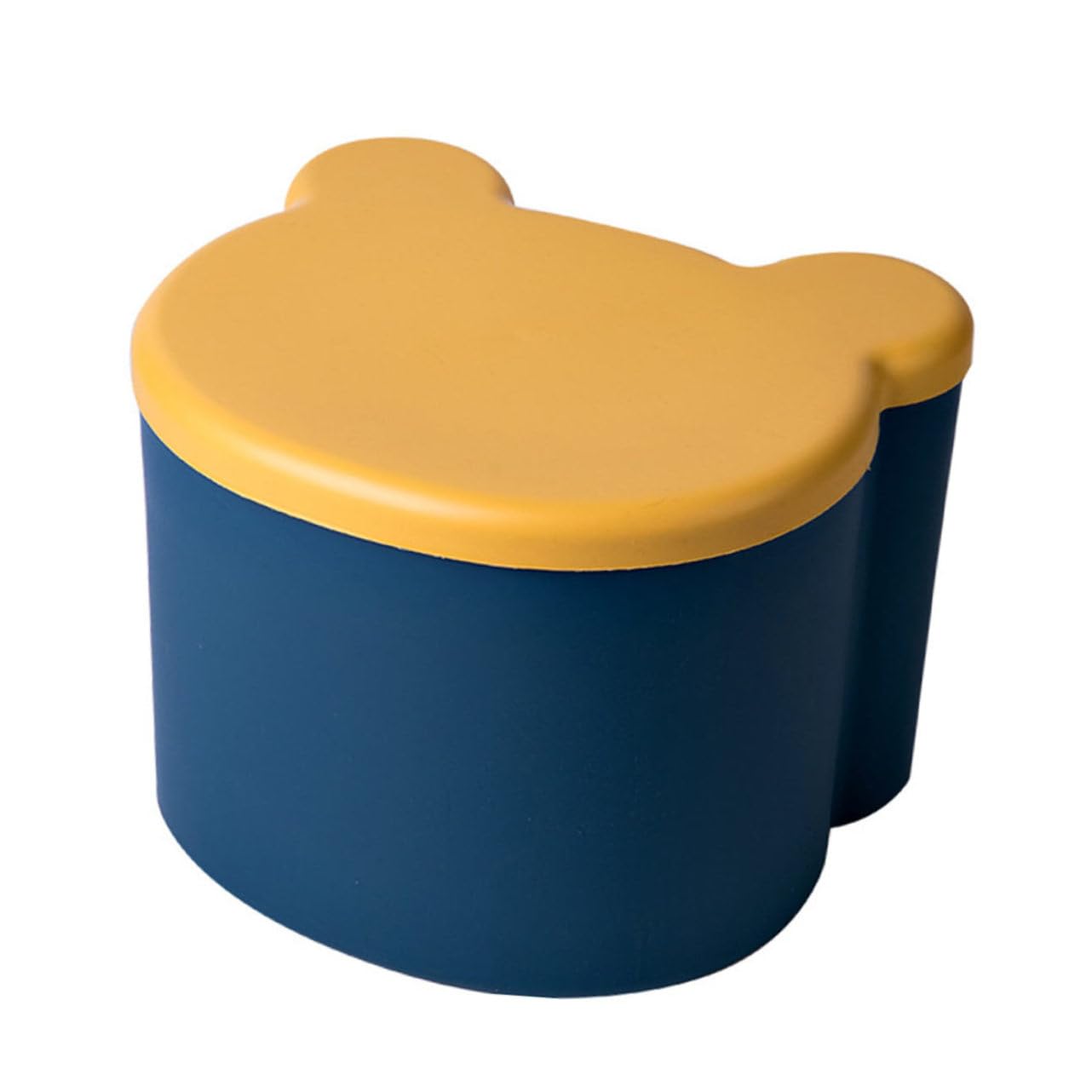 Tabouret de rangement pour chambre enfant garçon et fille bleu