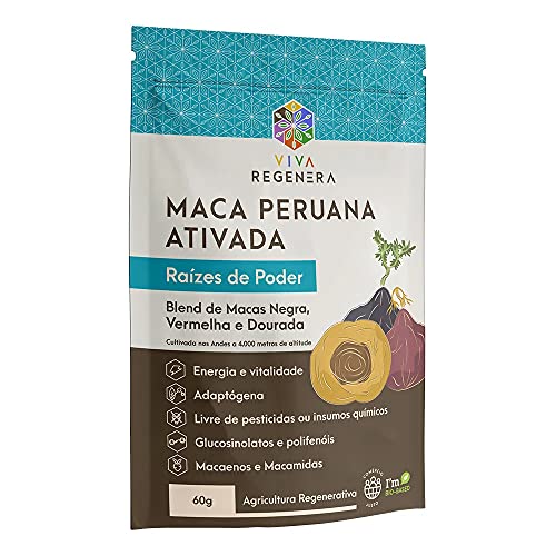 Maca Peruana Ativada - Raízes de Poder Viva Regenera 60 g