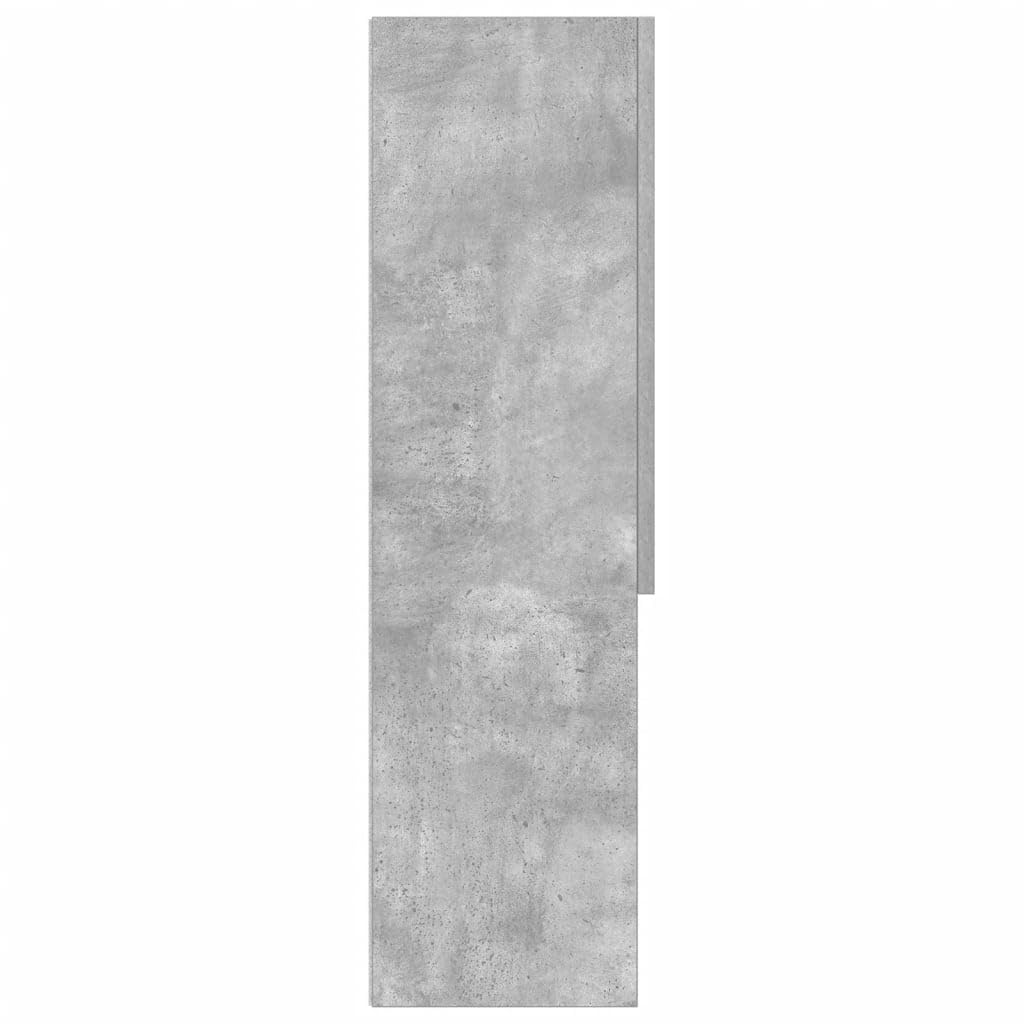 Armario de Lavadora vidaXL Gris Hormigón 70,5 x 25,5 x 90 cm, Mueble de Lavadora, Mueble de lavandería, Armario de baño