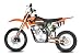 Produktbild Nitro Motors Hurricane 250cc Dirtbike 5-Gang Manuel 19/16 E-/Kick-Start (Orange) 1111655