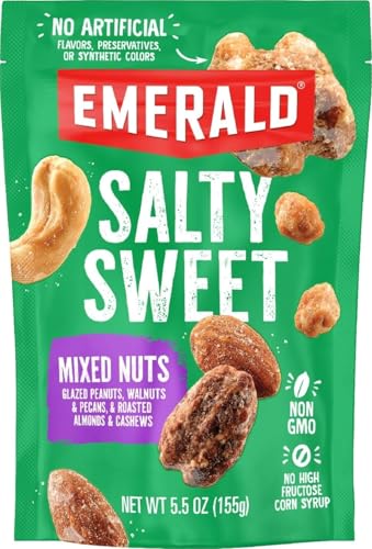 Image of Emerald Salty Sweet Mixed Nuts, 5.5oz Resealable Bag