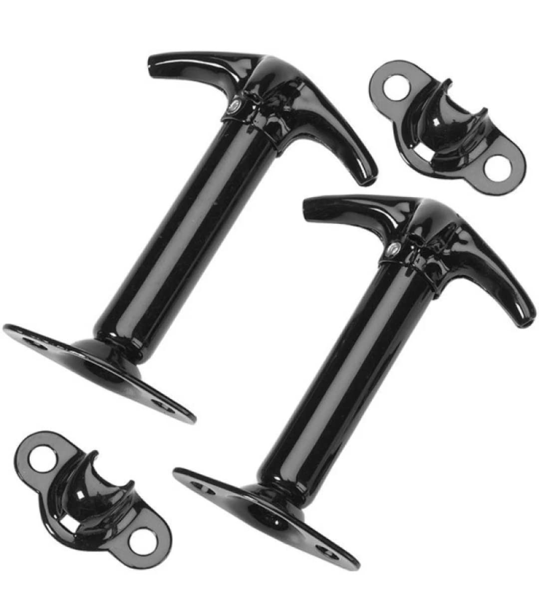 Auto-Ex Hood Bonnet Latch Kit Bonnet Lock Bonnet Catch Assembly Set of 2 Compatible/Replacement Willys Jeep/Thar/Max Pickup/Marshal