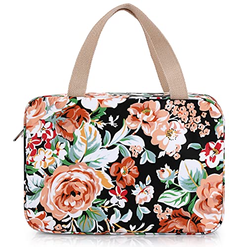 SUMTREE Bolsa de aseo de gran capacidad organizador, Negro , Moda Cover