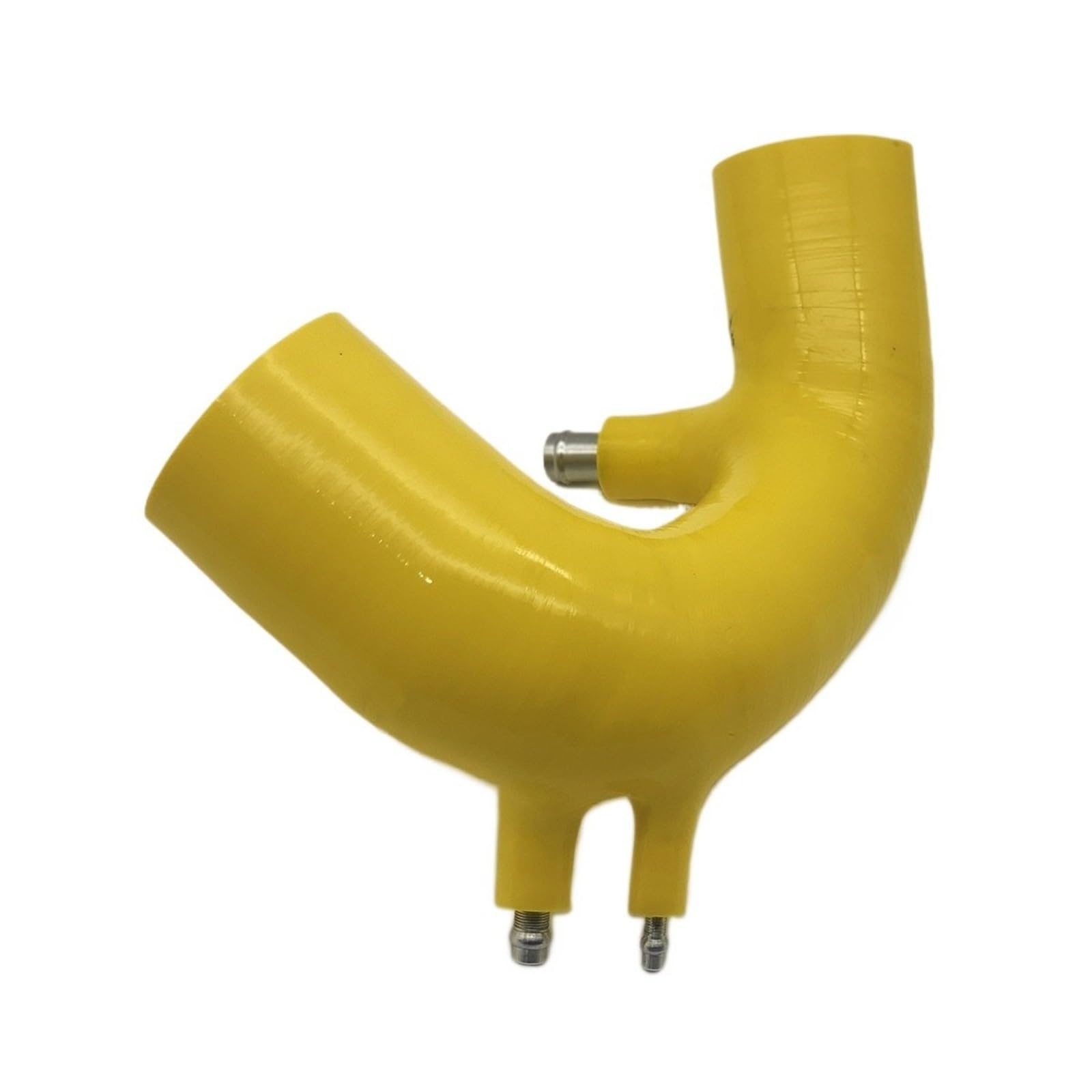 Hjfhcfgj Yellow With Logo Parts Fit For Abarth 500 595 Ihi Turbo Silicone Intake Hose Kit Performance System Silicon Tube Pipe Turbo Hose Pipe(Yellow With Logo)