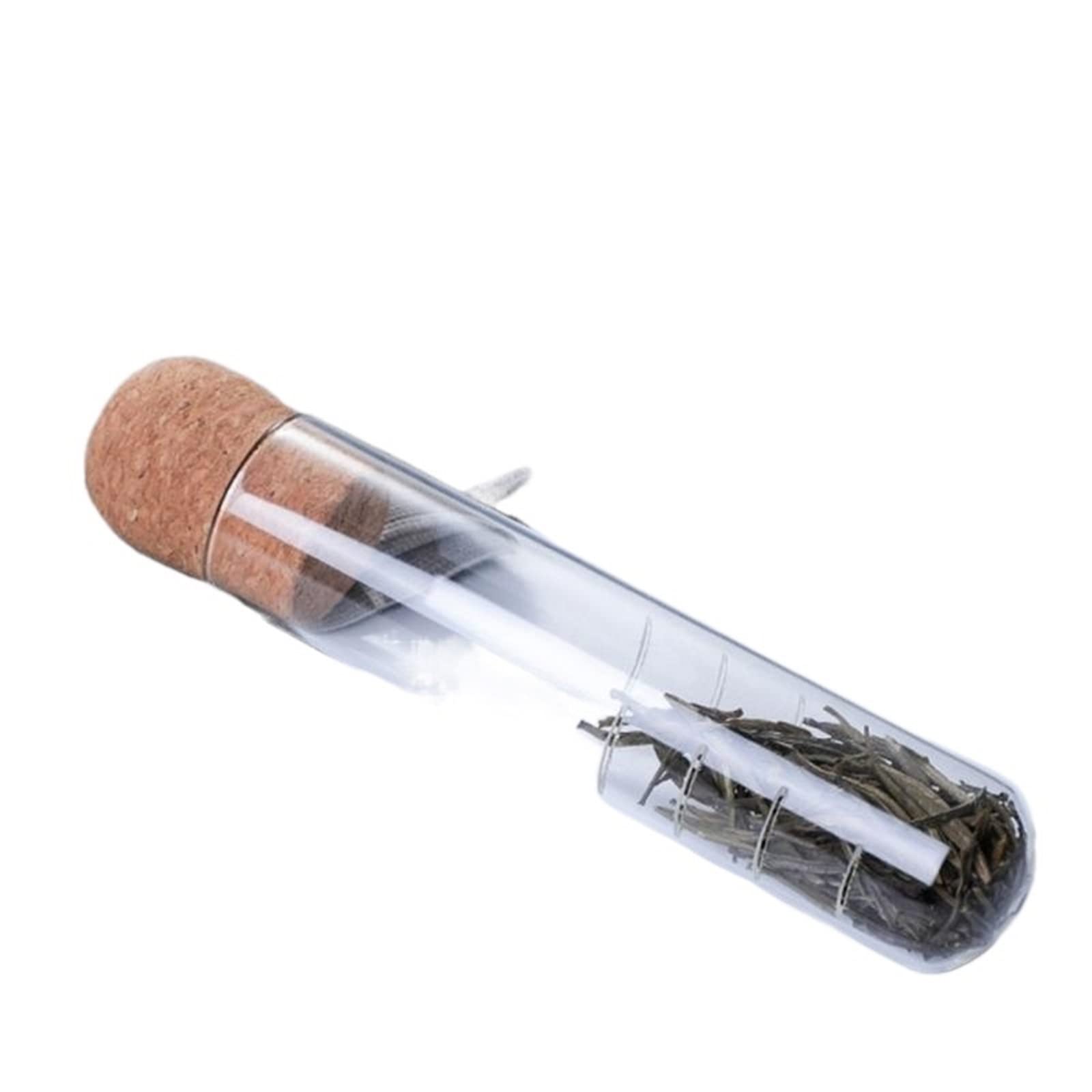 Colador de té de vidrio, tubo infusor de té, resistente al calor, diseño de vidrio, herramientas de colador de té, accesorios para taza, taza de café, filtro elegante, máquina de té