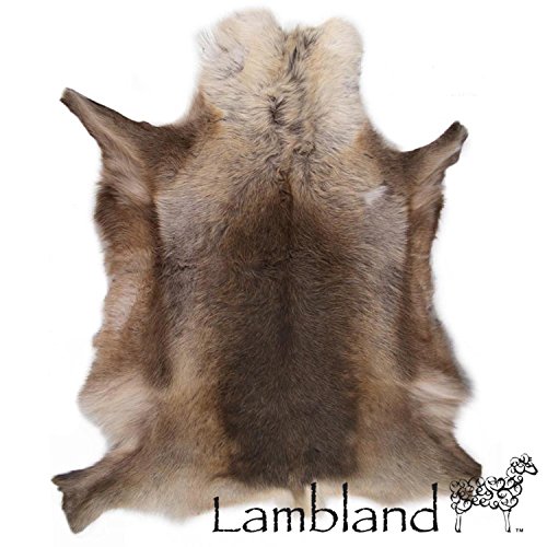 Lambland Grade A Luxury Reindeer Hide/Skin/Rug miniatura 3