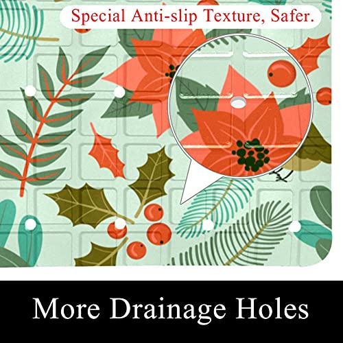Tapis de bain anti-glisse avec trous de drainage efficaces - 3