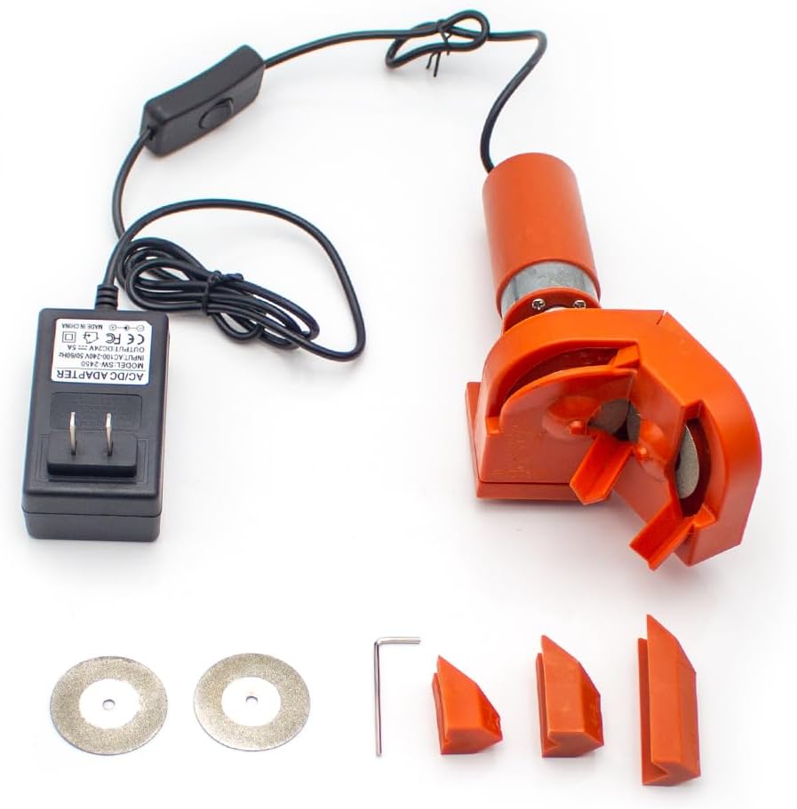 Multifunctional Drill Bit Grinding Sharpener, Wear-Resistant Diamond Grinding Wheel Electric Drill Bit Home Blade Sharpening Tool (With Motor)