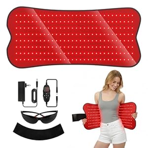 Red Light Therapy Mat for Body – 31.1″ x 14.2″ Red Light Therapy Pad with 240 LEDs, 660nm Red & 850nm Near Infrared, 29W High-Power, W240