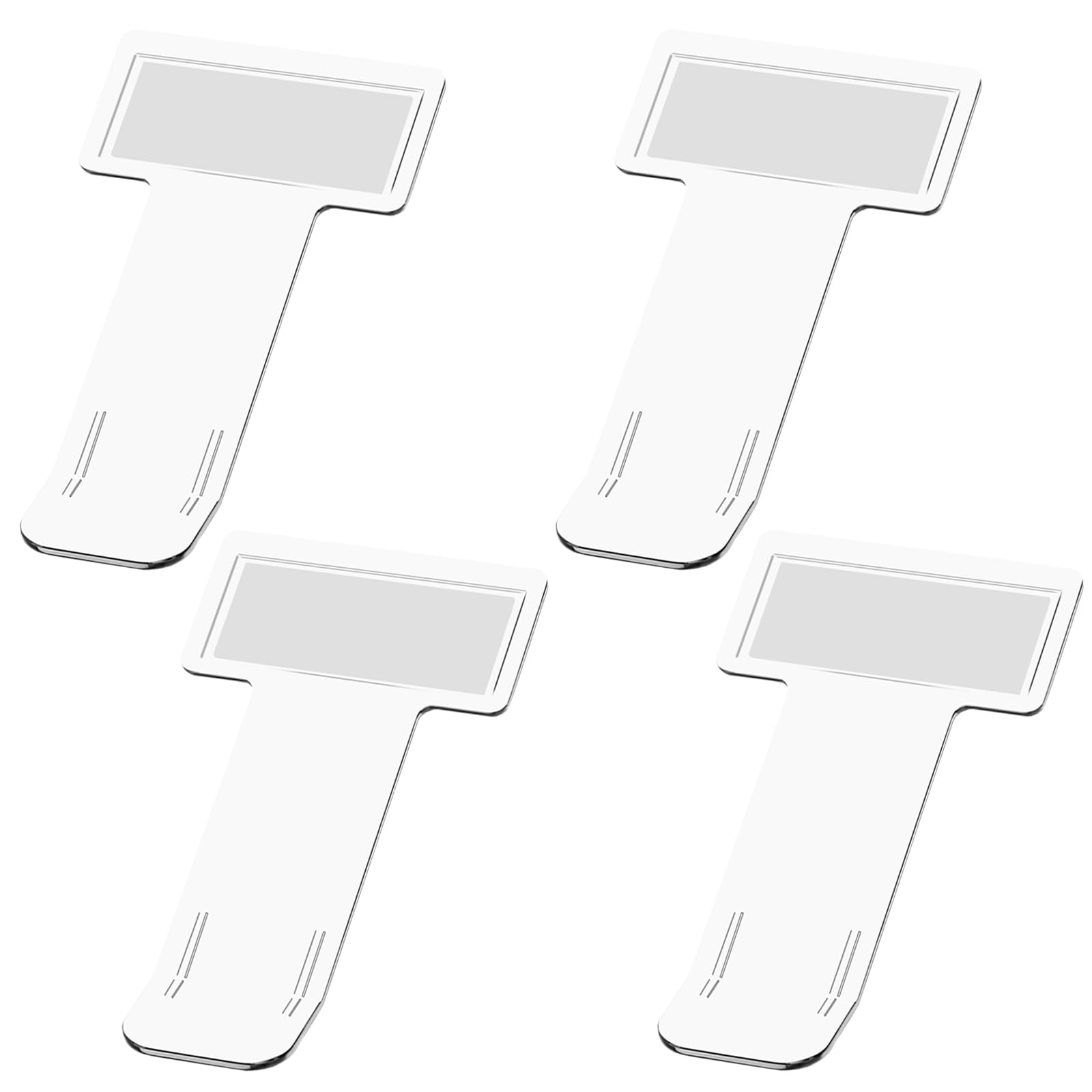 Joyan 4 Piezas de Soporte de Boletos de Estacionamiento, Parabrisas de Soporte de Estacionamiento Transparente, Clips de Boletos para el Disco de Protección de Viento del Automóvil