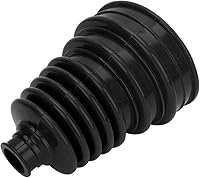 Vista 5 de Fydun CV Boot Cover Universal Silicone CV Axle Boot Dust Cover Ball Head Kit de abrazadera redonda de velocidad constante (negro)