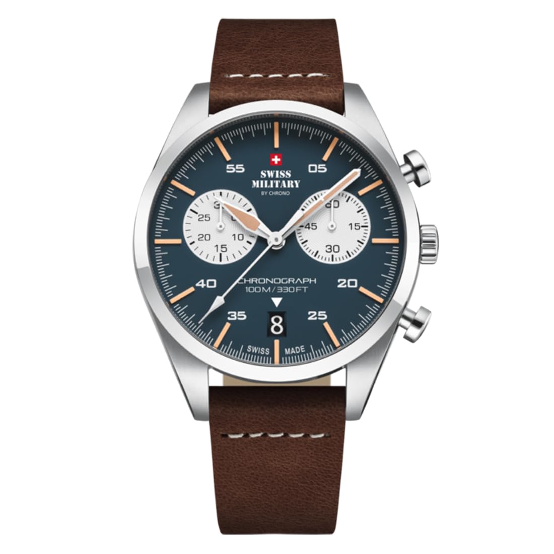 Swiss Military by Chrono Analogue Blue Dial Mens Watch-SM34090.04 (B0CCSQDKS3) Amazon Price History, Amazon Price Tracker