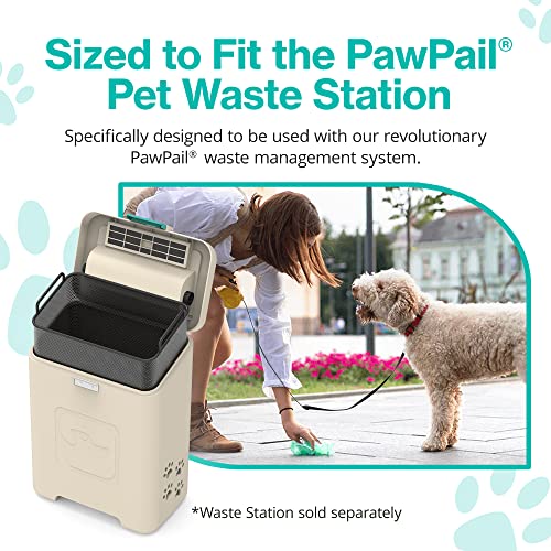 Image of PawPail Activated Carbon Filter - Pet Odor Eliminator for Home, Litter Box, & Trash Can - Odor Absorber for Strong Odor - Lasts Up to 3 Months - For Pet Waste Station (Pack of 2)