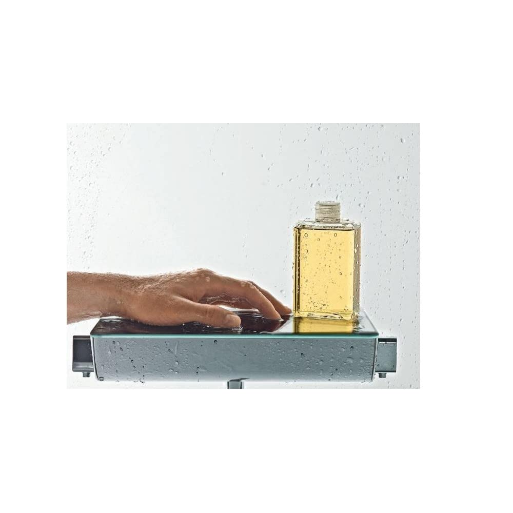 hansgrohe Ecostat Select - Duschthermostat Aufputz mit EcoStop , Duscharmatur mit Sicherheitssperre (SafetyStop) bei 40° C, Thermostat für die Dusche, Mischbatterie für 1 Verbraucher, Chrom, 13161000
