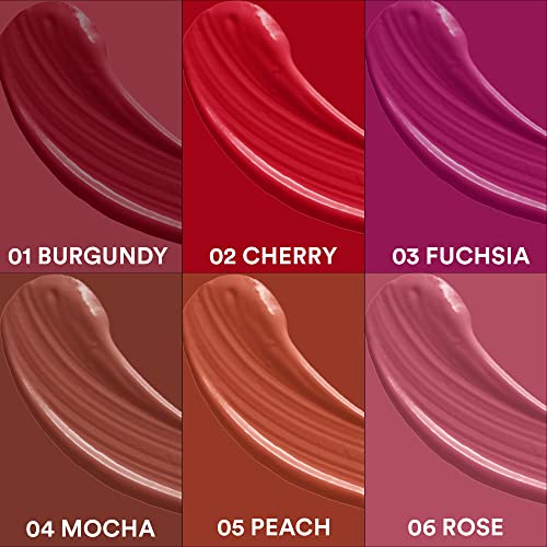 Image of SUGAR POP Liquid Lipstick - 06 Rose (Dusty Rose) - 2.5 ml - Velvet Matte Texture, Non-drying Formula, Transfer Proof, Long Lasting, Rich Hydrating Pigment l All Day Wear Lipstick for Women