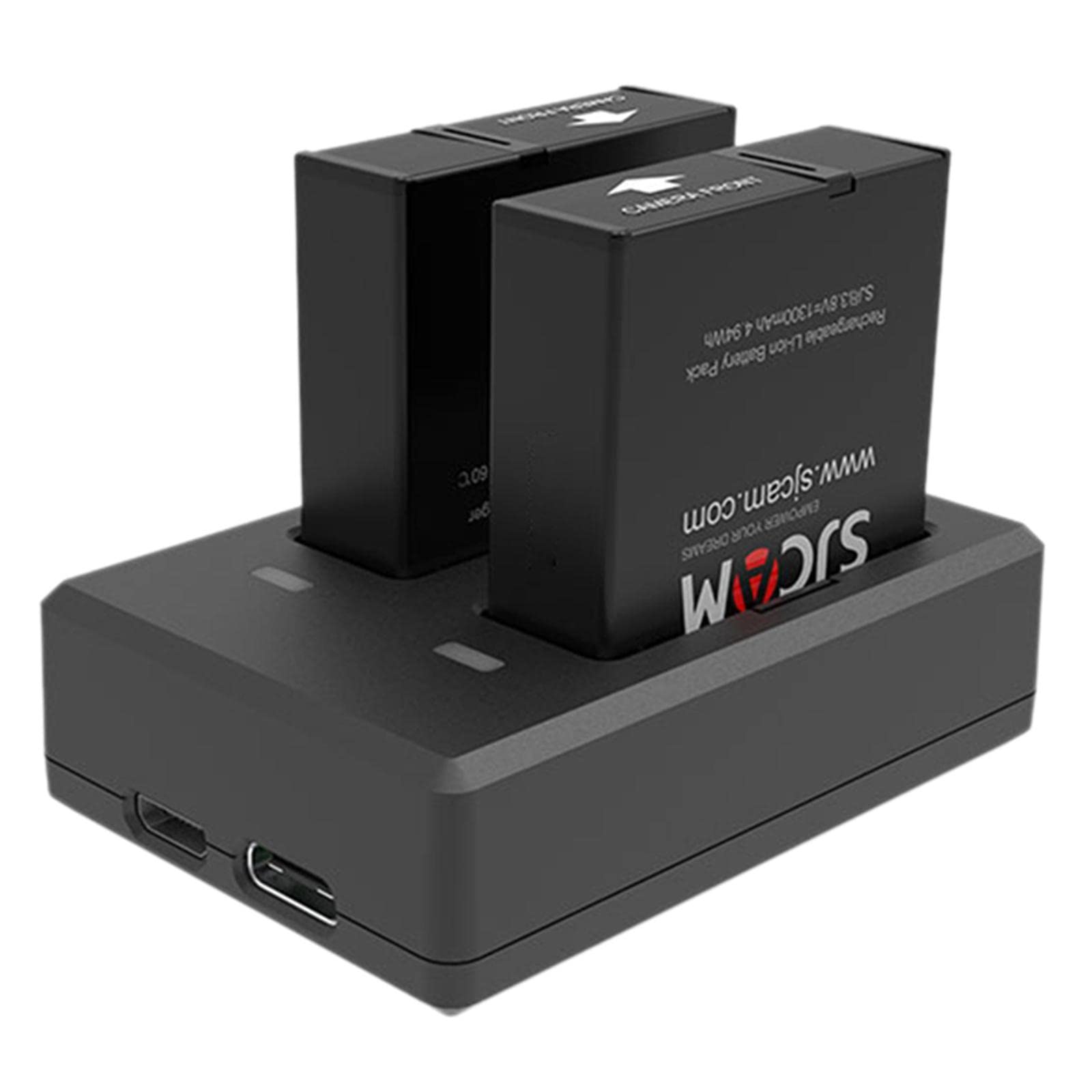 BNF Dual Battery Charger Charging Dock for SJCAM SJ8 Air SJ8 Pro SJ8 Plus Action Camera-picture-15