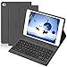 Produktbild BORIYUAN Ipad Bluetooth Tastatur Hülle für ipad Mini 1 Mini 2 Mini 3, Kunstleder Hülle mit abnehmbare Wireless Bluetooth Tastatur (QWERTZ Tastatur) für Apple Ipad Mini 1/2/3 - (Schwarz)