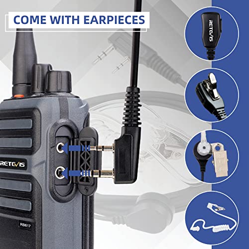 Retevis RT617 Walkie Talkie Con Microfono Parlante, Set