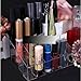 Onwon Transparent Cosmetic Makeup Organizer Clear 24 Lattices Lipsticks Cosmetic Lotion Makeup Organizer Storage Display Holder Stand