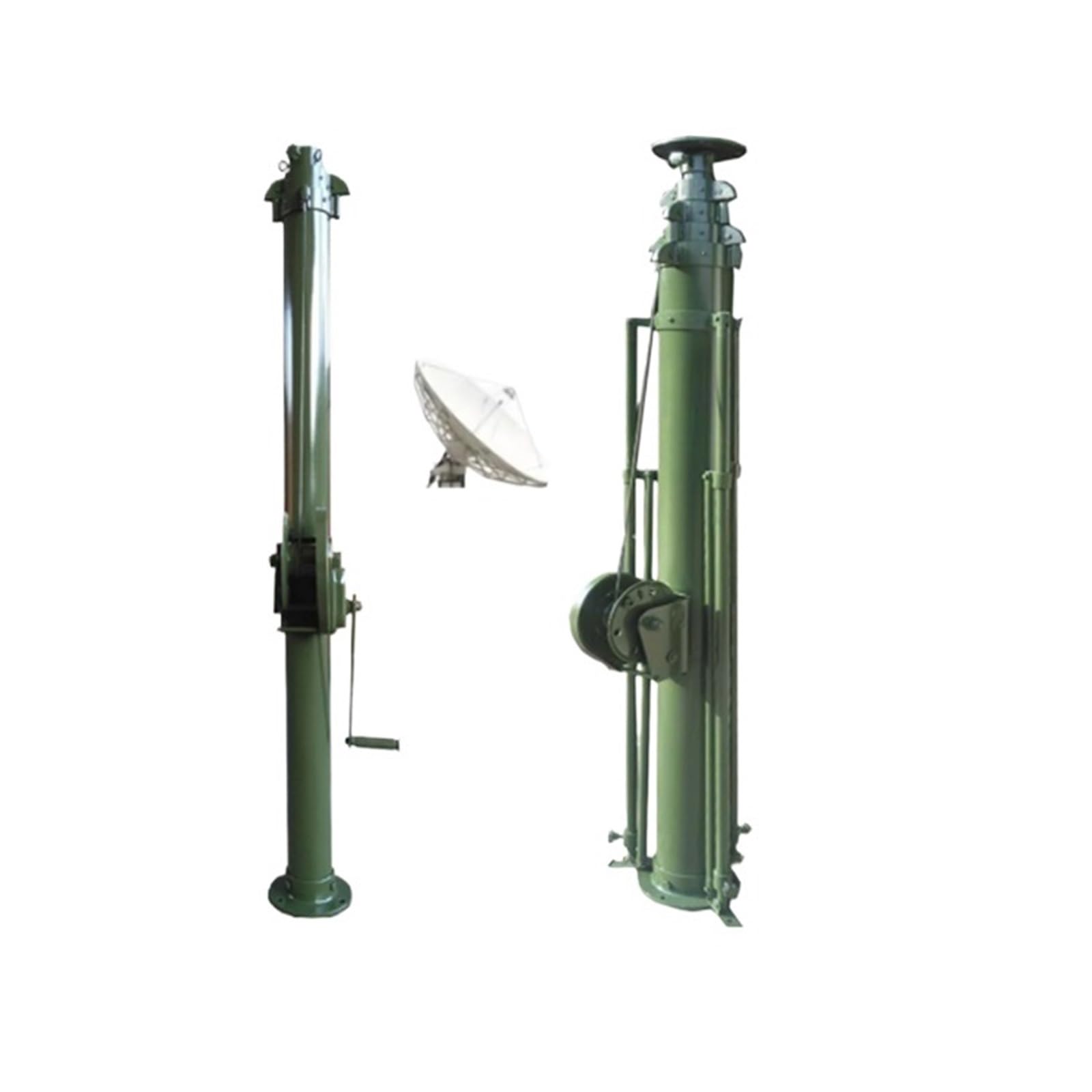 Montato A Parete 10 11 12 13 14 15 M Manovella Manuale In Lega Di Alluminio Telescopico 4G 5g Antenna Wireless(11M manual mast)